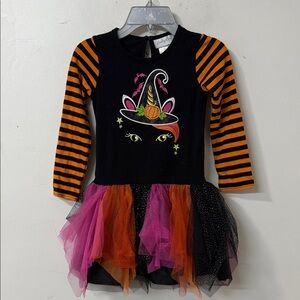 Emily Rose Black and Orange Witch dress